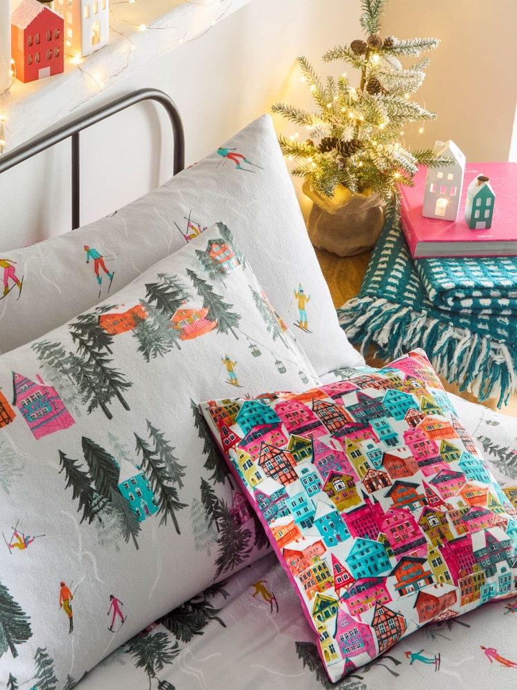 Juego de funda nórdica de algodón 100 % con diseño navideño de Furn - Imagen 4 de 4