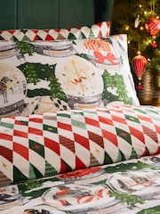 Juego de funda de edredón con diseño navideño de circo de Furn - Imagen 2 de 4