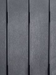 Keter Graphite Alpine Adirondack Outdoor Garden Furniture Chair - Image 4 of 6
