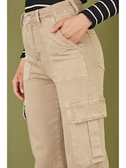 Yumi Stretch Cargo Canvas Stretch Pants - Imagen 4 de 5