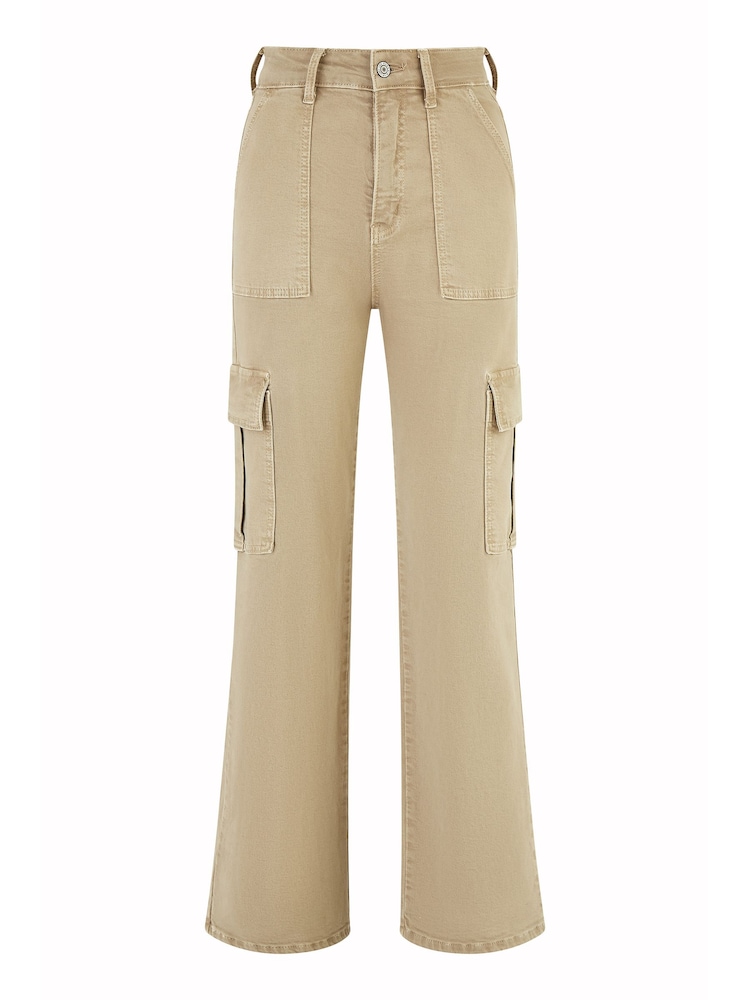 Yumi Stretch Cargo Canvas Stretch Pants - Imagen 5 de 5