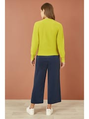 Yumi Green Knitted Batwing Jumper - Image 3 of 5