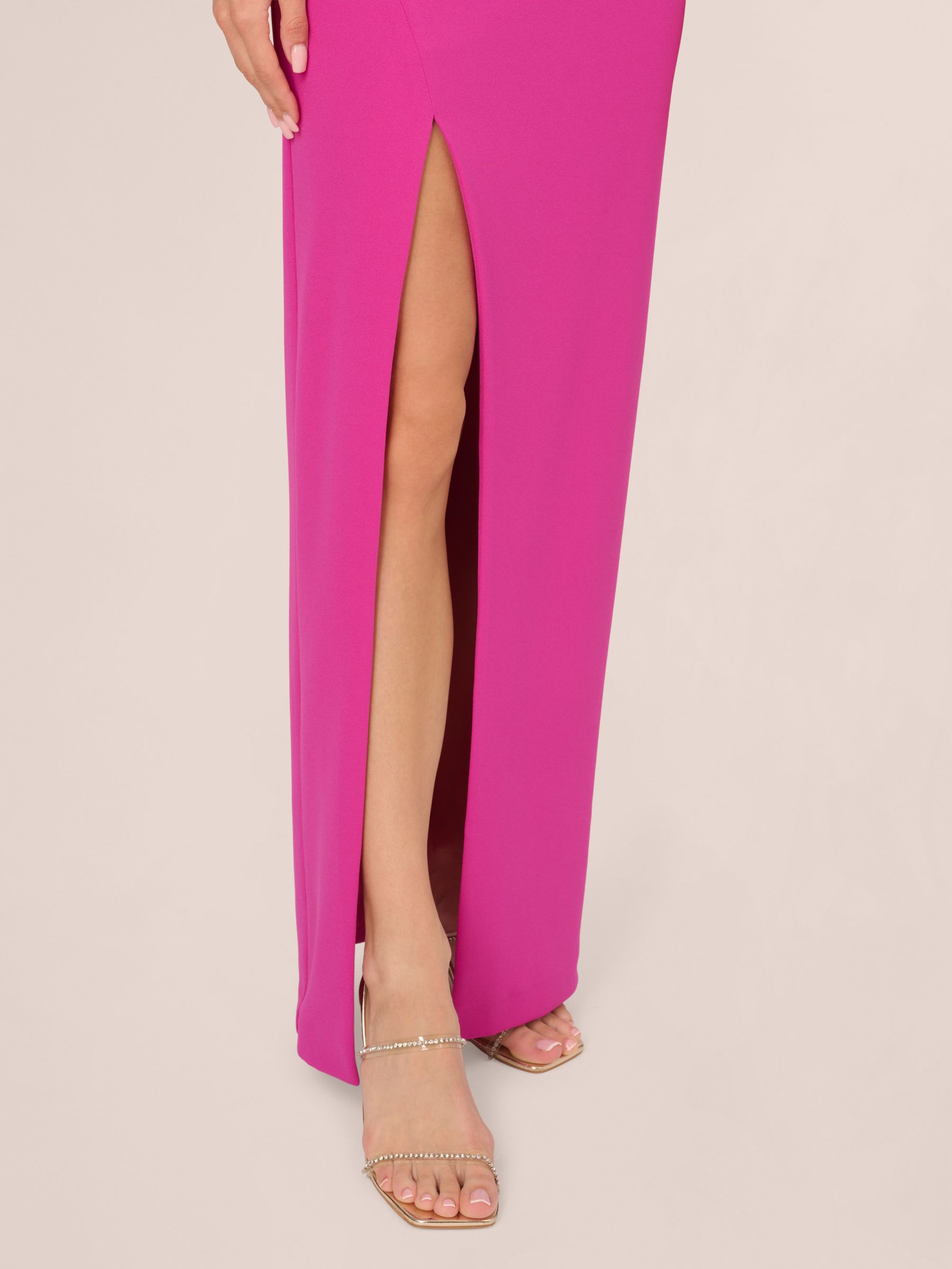 Buy Adrianna by Adrianna Papell Pink Knit Crepe Strapless