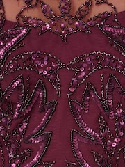 Adrianna Papell Red Studio Beaded Column Long Dress - Image 7 of 7