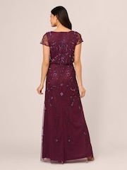 Adrianna Papell Studio Beaded Blouson G Dress - Image 2 of 7
