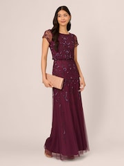 Adrianna Papell Studio Beaded Blouson G Dress - Image 3 of 7