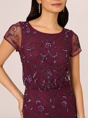 Adrianna Papell Studio Beaded Blouson G Dress - Image 5 of 7