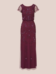 Adrianna Papell Studio Beaded Blouson G Dress - Image 6 of 7