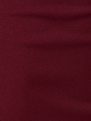 Adrianna by Adrianna Papell Red Knit Crepe Halter Gown - Image 7 of 7