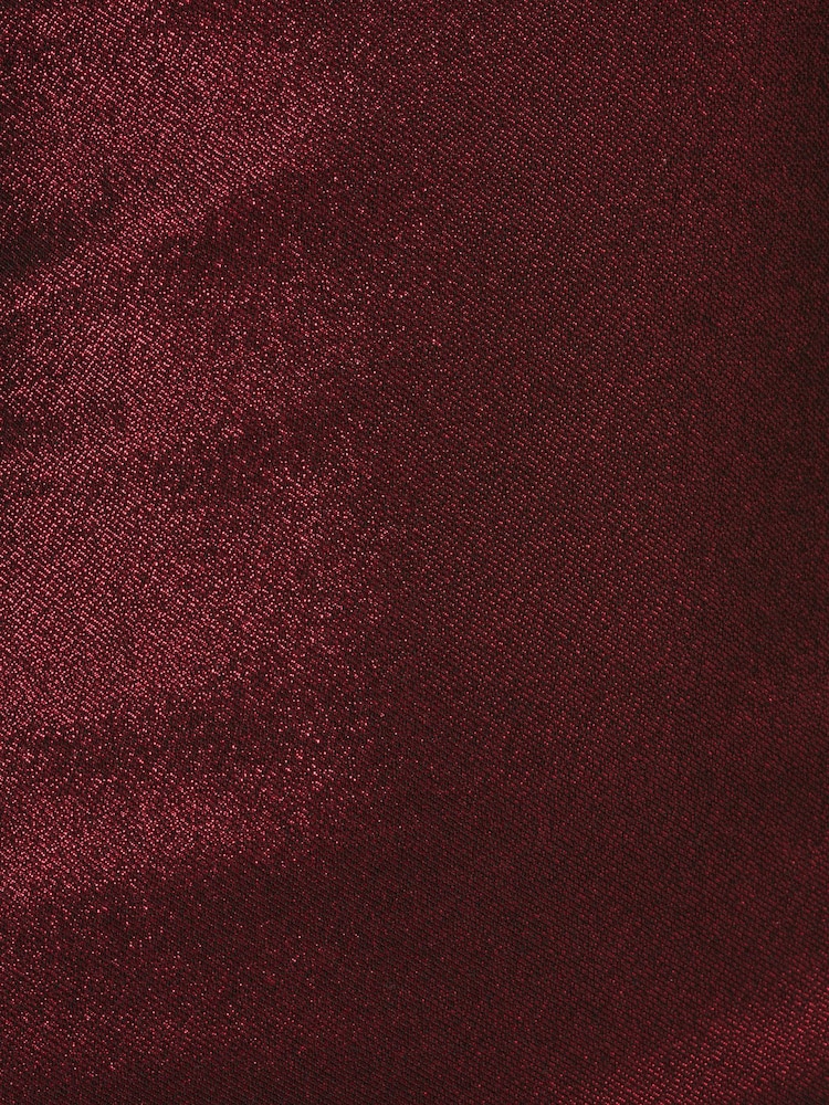 Adrianna by Adrianna Papell Mini Red Stretch Jacquard Dress - Image 7 of 7