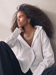 Tono dorado - Collar con colgante brillante - Imagen 2 de 4