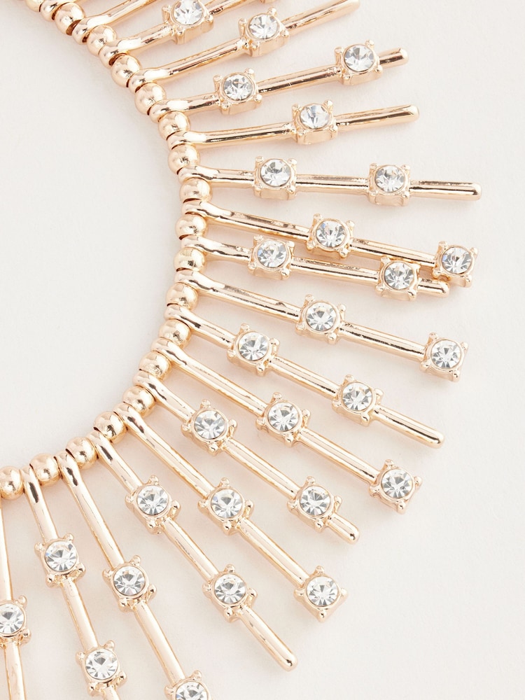 Tono dorado - Collar con colgante brillante - Imagen 4 de 4 Tono dorado - Collar con colgante brillante - Imagen 4 de 4