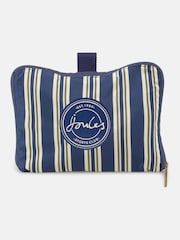 Joules Navy Blue Stripe Joules Sport Stripe Packaway Duffel Bag - Image 5 of 7