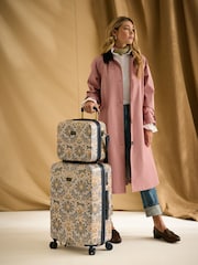 Joules Damask Print Hard Shell Vanity Case - Image 2 of 10
