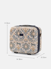 Joules Damask Print Hard Shell Vanity Case - Image 3 of 10