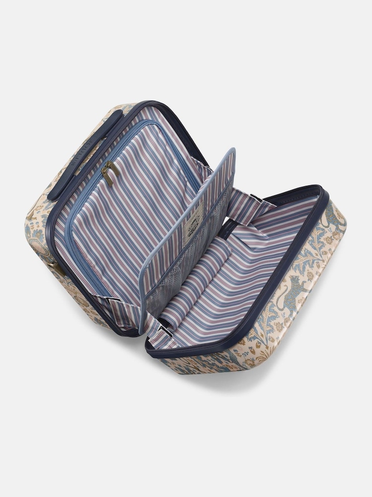 Joules Damask Print Hard Shell Vanity Case - Image 8 of 10