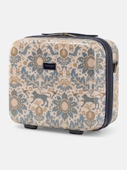 Joules Damask Print Hard Shell Vanity Case - Image 9 of 10