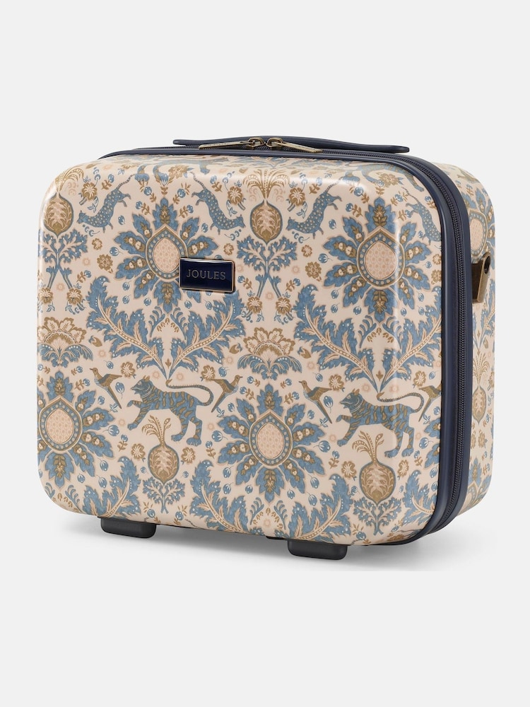 Joules Damask Print Hard Shell Vanity Case - Image 9 of 10