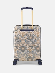 Joules Damask Print Cabin Four Wheel Hard Shell Suitcase - Image 6 of 9