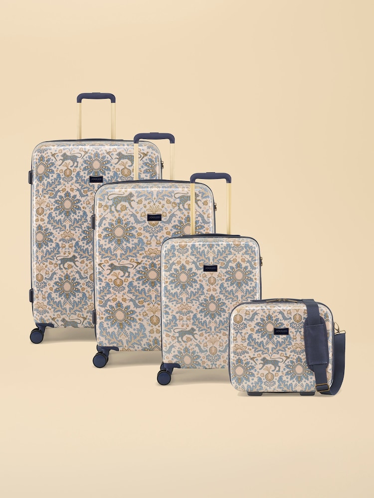 Joules Damask Print Four Wheel Hard Shell Suitcase - Image 6 of 6 Joules Damask Print Four Wheel Hard Shell Suitcase - Image 6 of 6