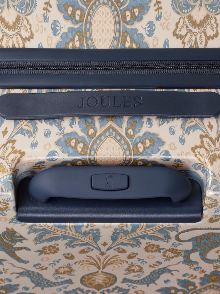 Joules Damask Print Large Four Wheel Hard Shell Suitcase - Image 9 of 9