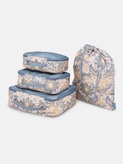 Joules Damask Print Set of Four Packing Cubes - Image 5 of 5