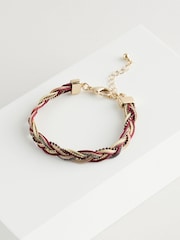 Gold Tone Plaited Bracelet - Image 3 of 5