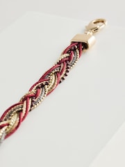 Gold Tone Plaited Bracelet - Image 4 of 5