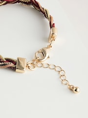 Gold Tone Plaited Bracelet - Image 5 of 5