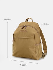 Joules Epwell Tan Brown Large Joules Travel Backpack - Image 3 of 4