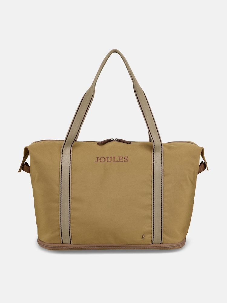 Joules Epwell Tan Brown Joules Packaway Duffle Bag - Image 1 of 10