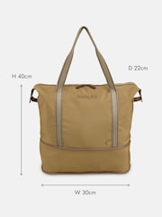 Joules Epwell Tan Brown Joules Packaway Duffle Bag - Image 3 of 10