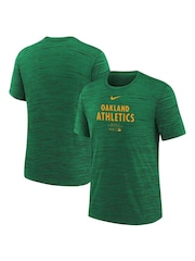 Fanatics Youth Green MLB Oakland Athletics Practice Velocity T-Shirt - Image 1 of 3