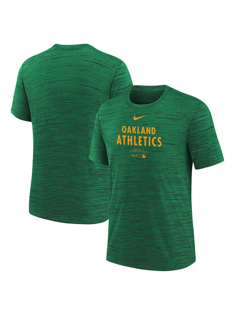 Fanatics Youth Green MLB Oakland Athletics Practice Velocity T-Shirt - Image 1 of 3
