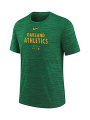 Fanatics Youth Green MLB Oakland Athletics Practice Velocity T-Shirt - Image 3 of 3