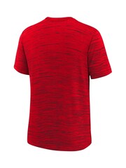 Fanatics Red MLB St. Louis Cardinals Large Logo Velocity T-Shirt - Image 2 of 3