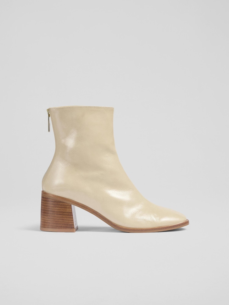 LK Bennett Natural Camila Front Seam Casual Boots - Image 1 of 4