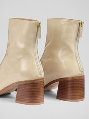 LK Bennett Natural Camila Front Seam Casual Boots - Image 4 of 4