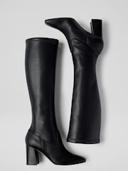 LK Bennett Carter High Block Stretch Knee Boots - Bild 2 von 2