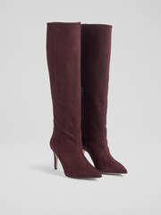 LK Bennett Astrid Bournville Pointed Semi Fitted Brown Boots - Bild 2 von 4