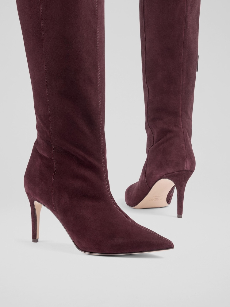LK Bennett Astrid Bournville Pointed Semi Fitted Brown Boots - Bild 4 von 4 LK Bennett Astrid Bournville Pointed Semi Fitted Brown Boots - Bild 4 von 4