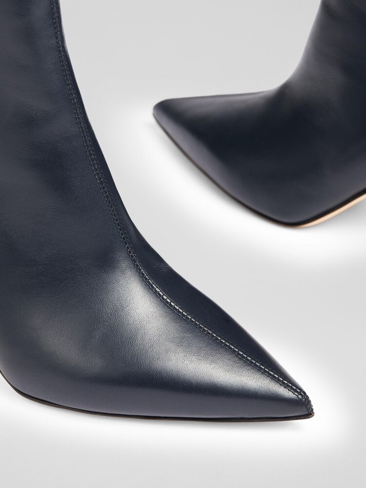 LK Bennett Blue Aster Stiletto Ankle Boots - Image 4 of 4 LK Bennett Blue Aster Stiletto Ankle Boots - Image 4 of 4