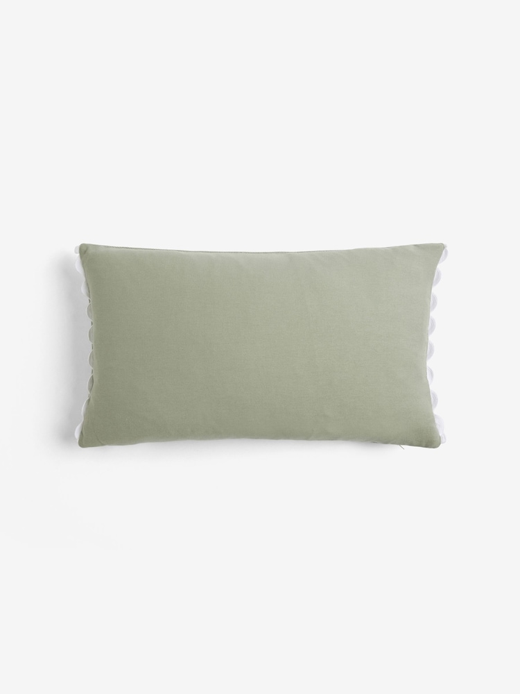 Sage Green Mum's Chair Slogan Cushion - Image 4 of 5