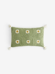 Floral Daisy Crochet Cushion - Изображение 3 из 5