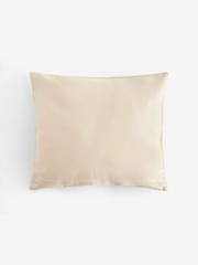 Natural Embroidered Floral Vase Cushion - Image 4 of 5