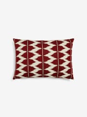 Red 40 x 59cm Global Zig Zag Cushion - Image 3 of 6