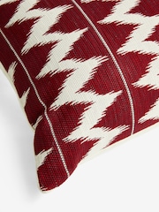 Red 40 x 59cm Global Zig Zag Cushion - Image 5 of 6