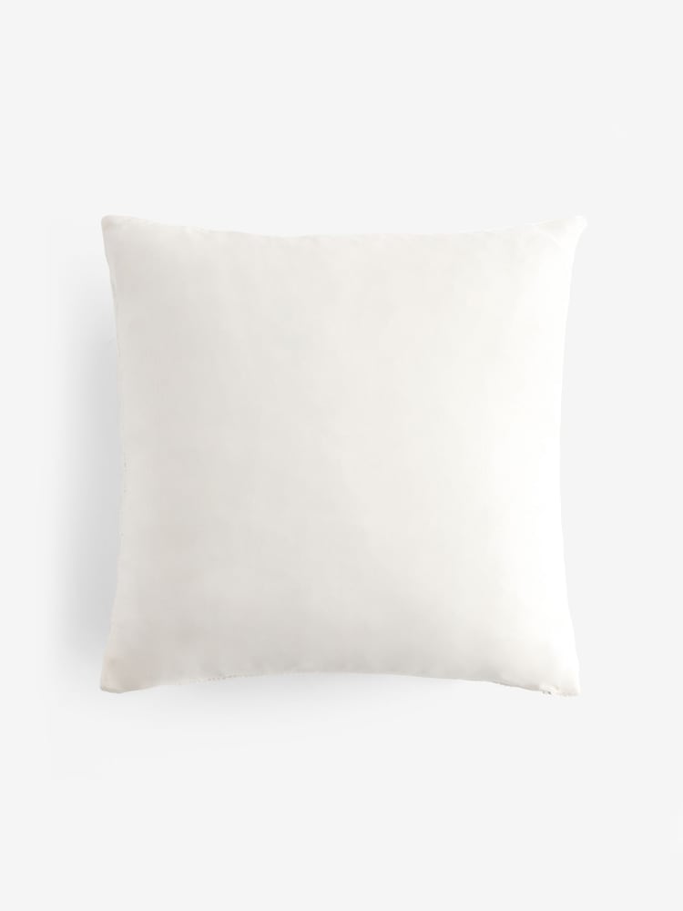 Natural Floral Crochet Cushion - Image 3 of 4