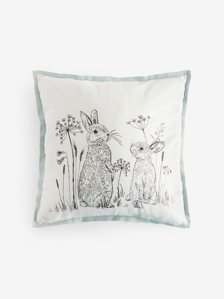 Coussin imprimé lapin - Image 3 of 5