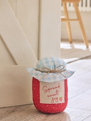 Red Jam Pot Doorstop - Image 1 of 4